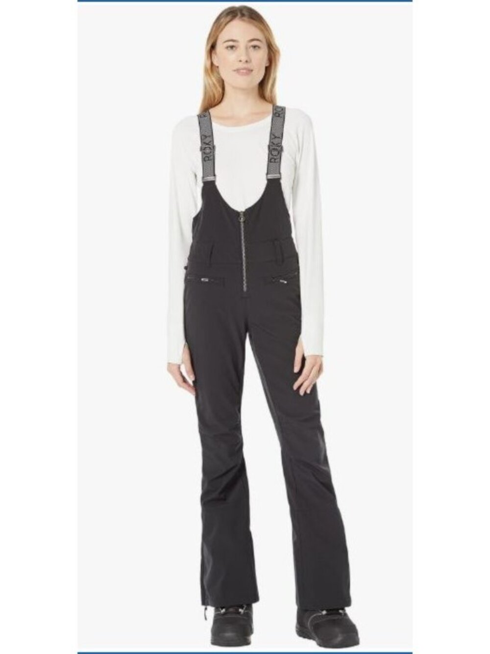 NWT Roxy Summit Bib Pant Black Medium MSRP$249.95